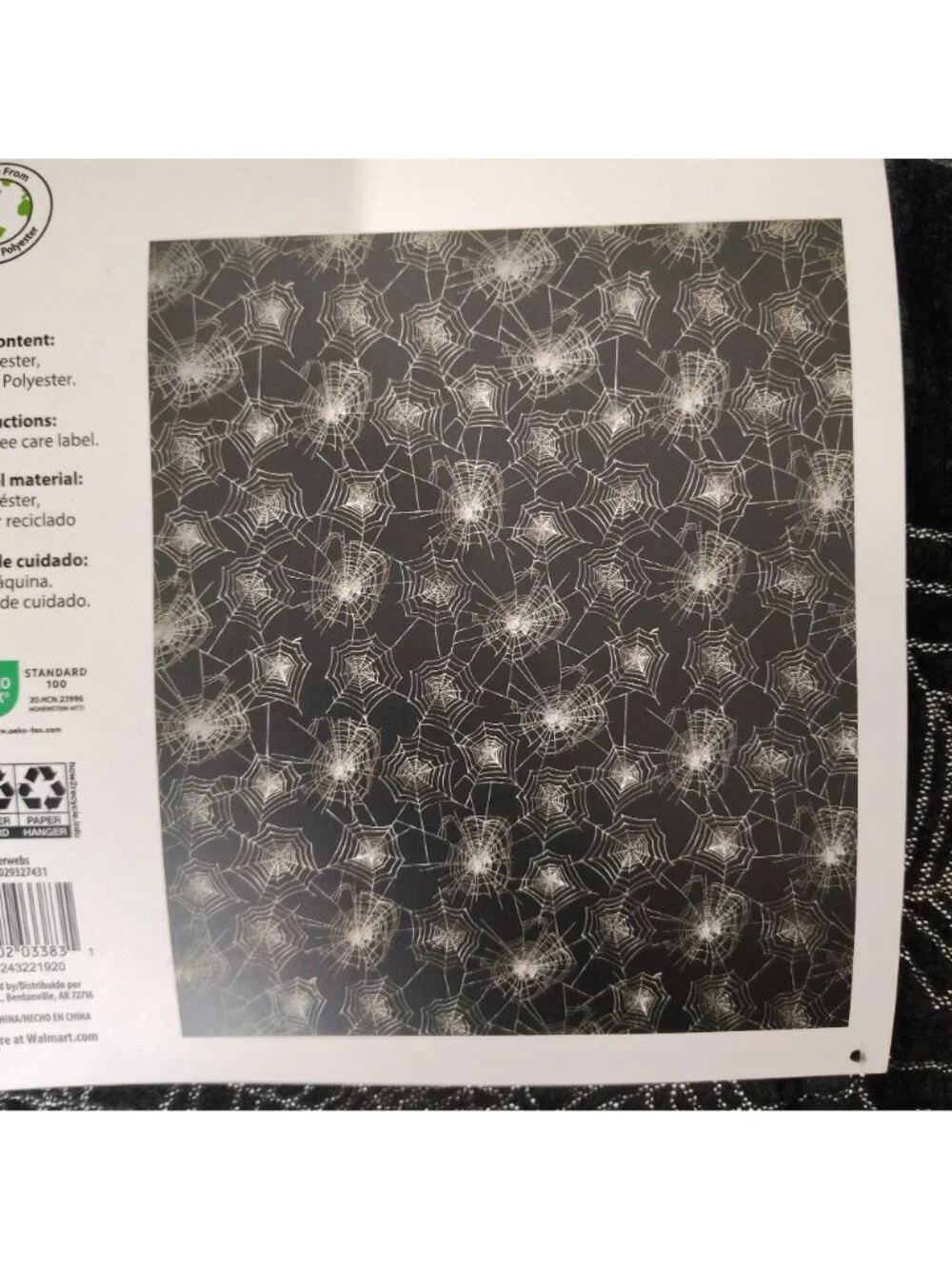 Halloween Velvet Plush Throw Blanket With Silver Spiderweb Design 50x60 inches